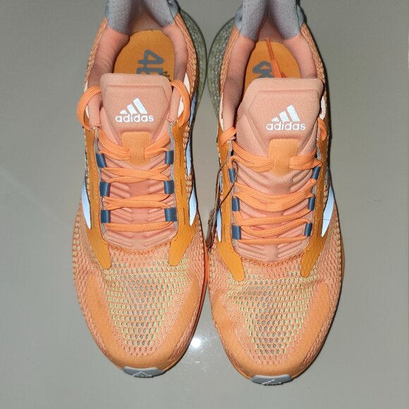 New Adidas 4DFWD 4D Pulse Running Shoes Sneakers Men's Flash Orange GX2992 - Picture 4 of 5